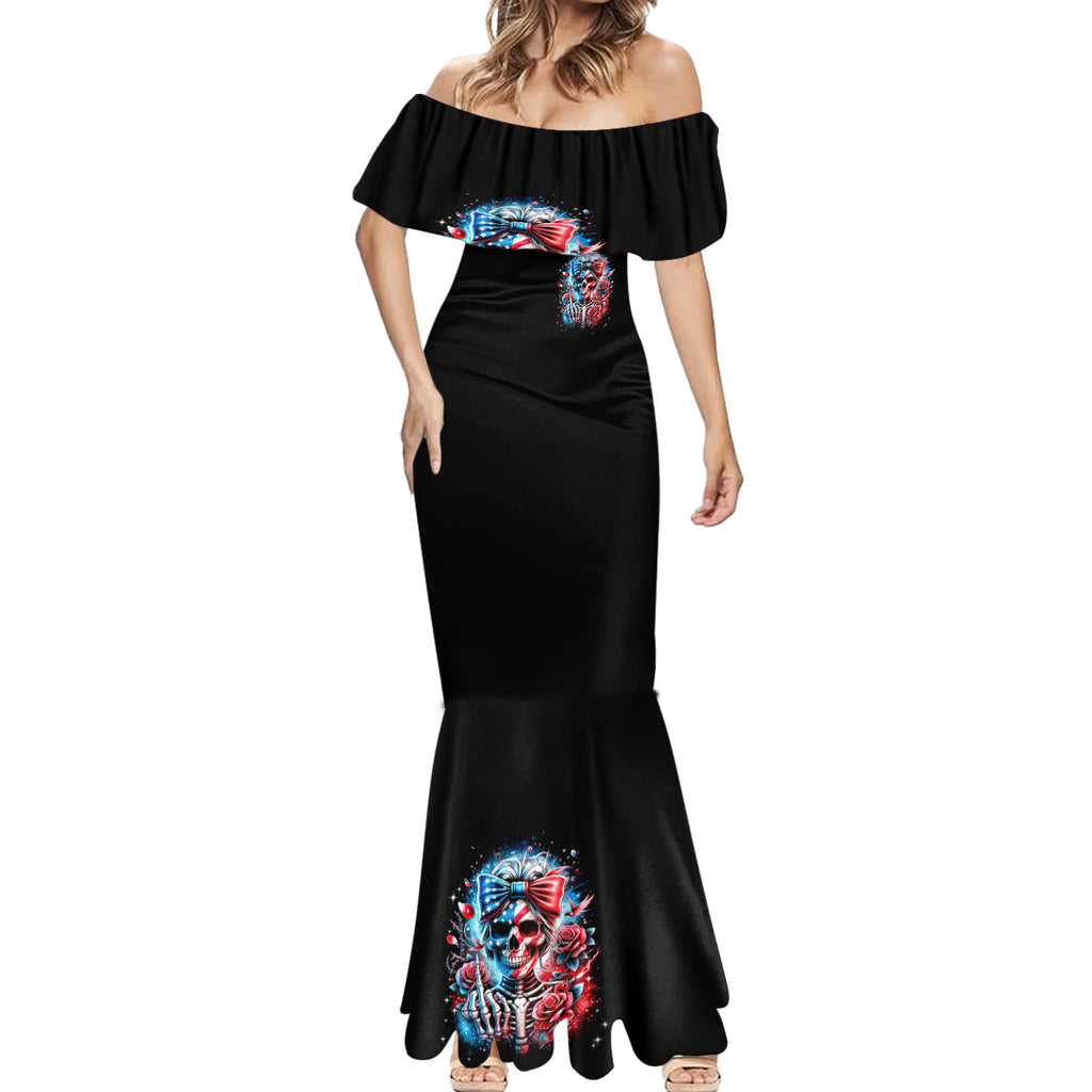 Lady Skull Mermaid Dress Yes I'm A Bitch But Not Your