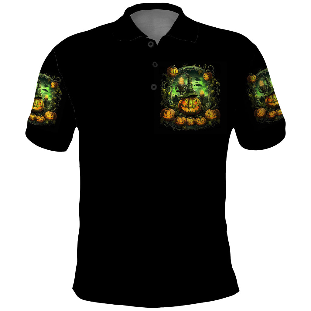 pumpkin-skull-polo-shirt-drink-up-witches