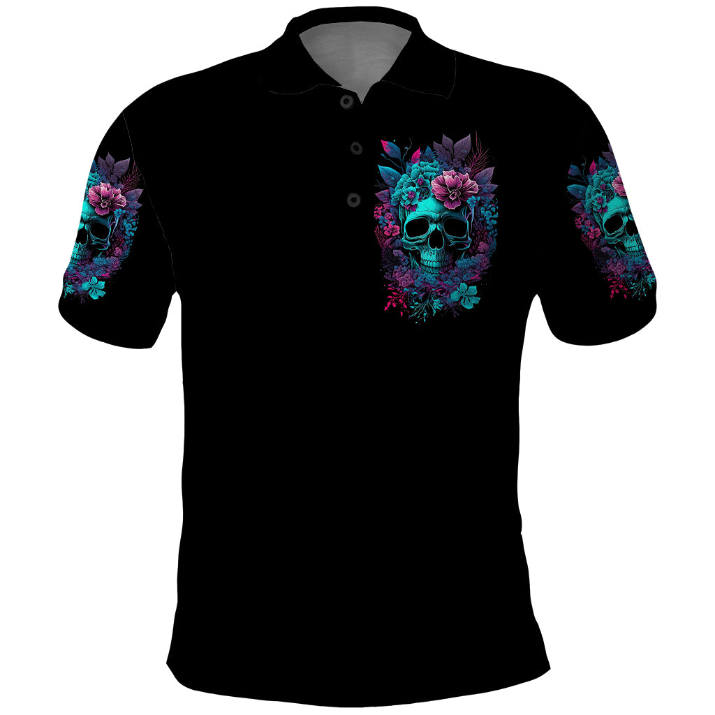 flower-skull-polo-shirt-hello-darkness-my-old-friend