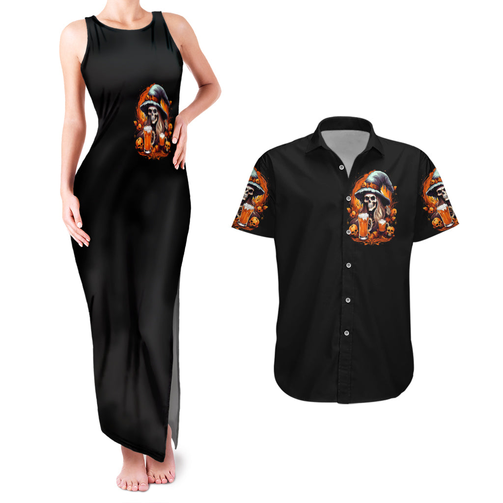 witch-skull-couples-matching-tank-maxi-dress-and-hawaiian-shirt-hello-darkness-my-old-friend-i-come-to-drink-with-you