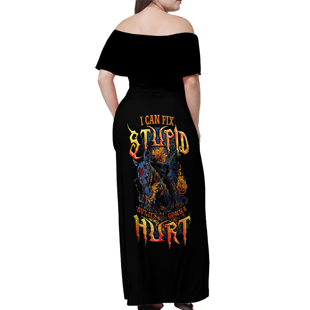 jack-o-lantern-skull-off-shoulder-maxi-dress-i-can-fix-stupid-but-its-gonna-hurt