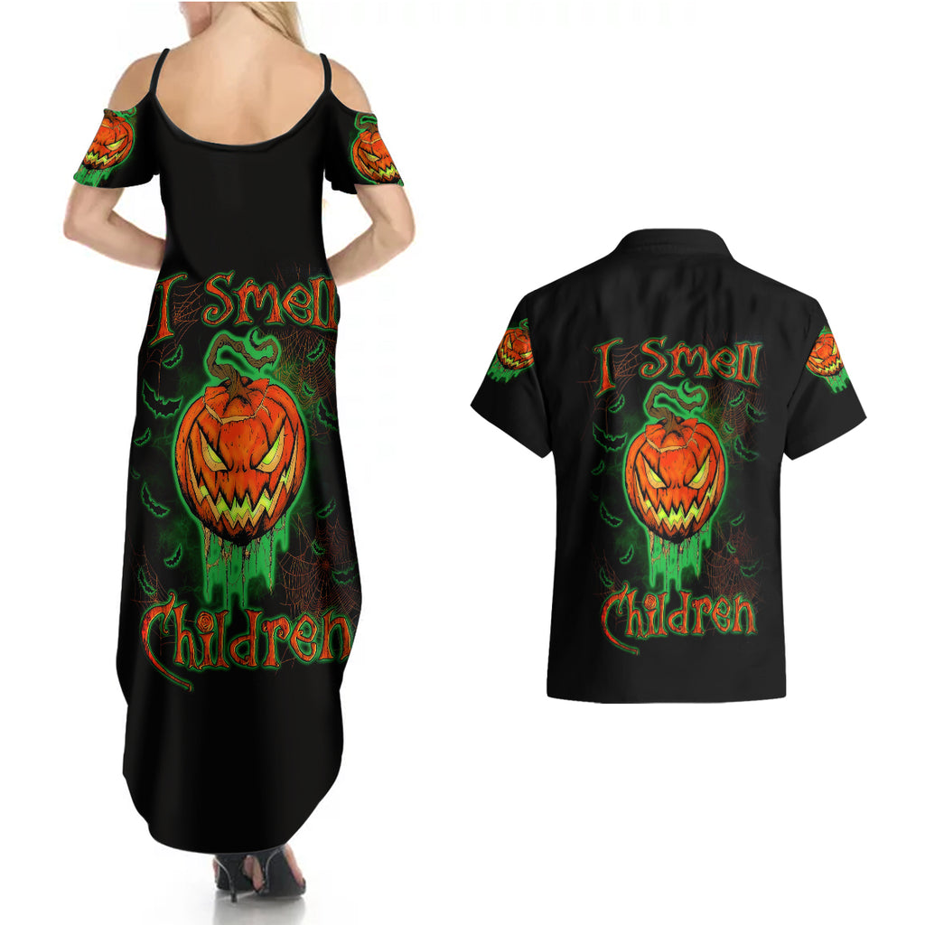 jack-o-lantern-skull-couples-matching-summer-maxi-dress-and-hawaiian-shirt-i-smell-children