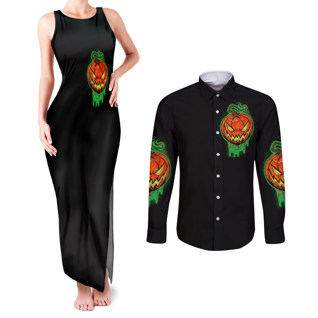 jack-o-lantern-skull-couples-matching-tank-maxi-dress-and-long-sleeve-button-shirts-i-smell-children