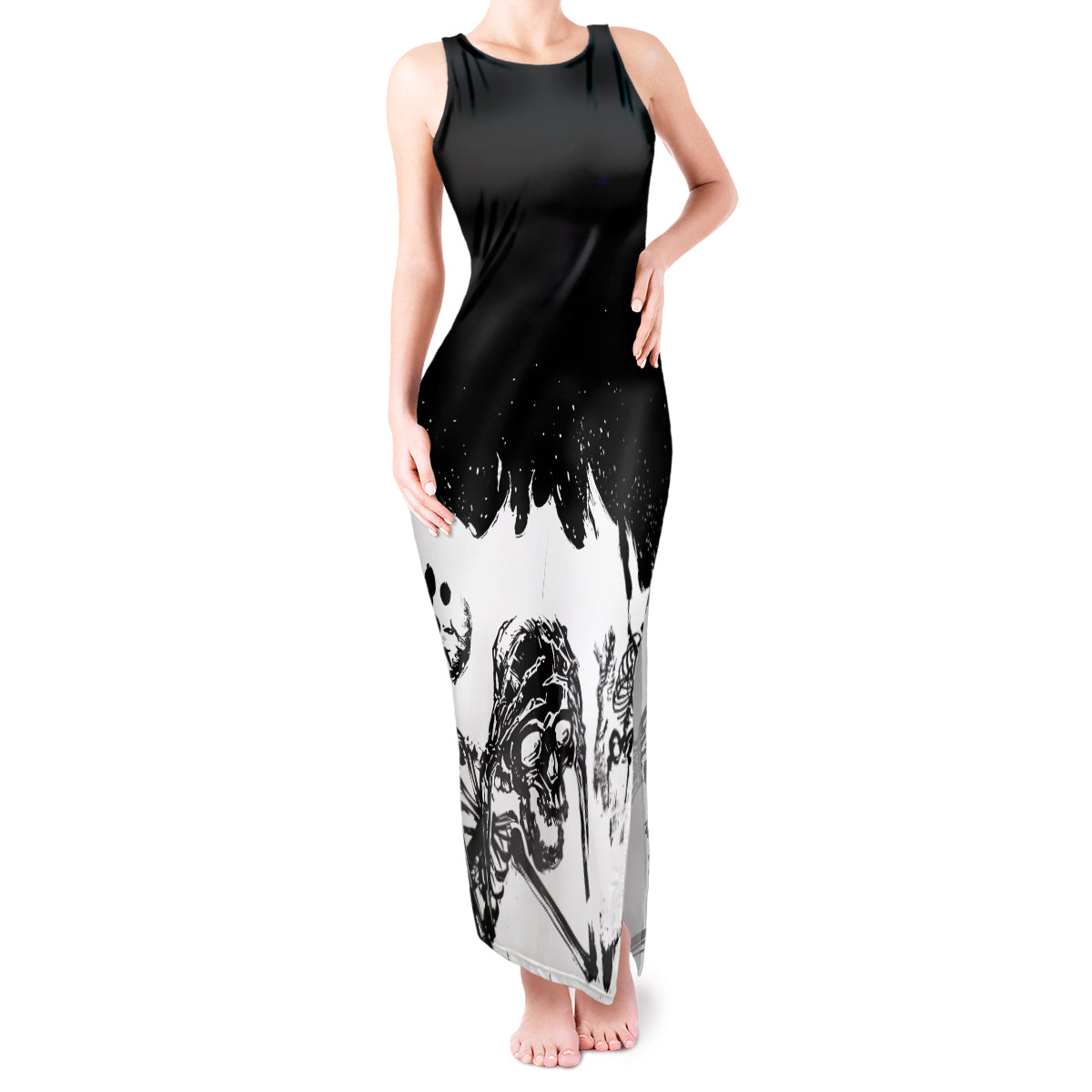 fire-skull-tank-maxi-dress-scream-in-fire