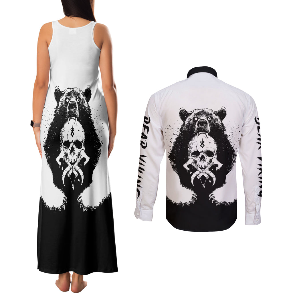viking-skull-couples-matching-tank-maxi-dress-and-long-sleeve-button-shirts-bear-viking-cross-skull
