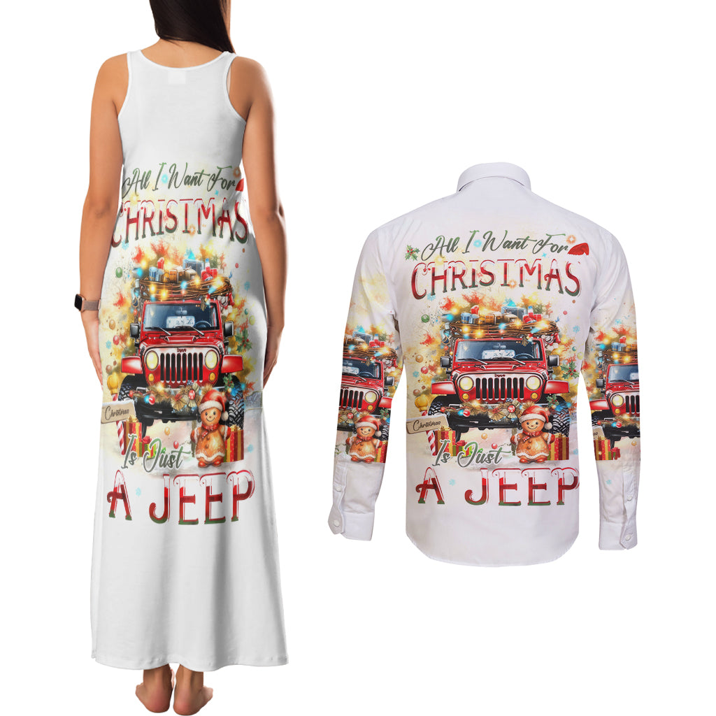 christmas-red-jeep-couples-matching-tank-maxi-dress-and-long-sleeve-button-shirt-all-i-want-for-christmas-is-just-a-jeep
