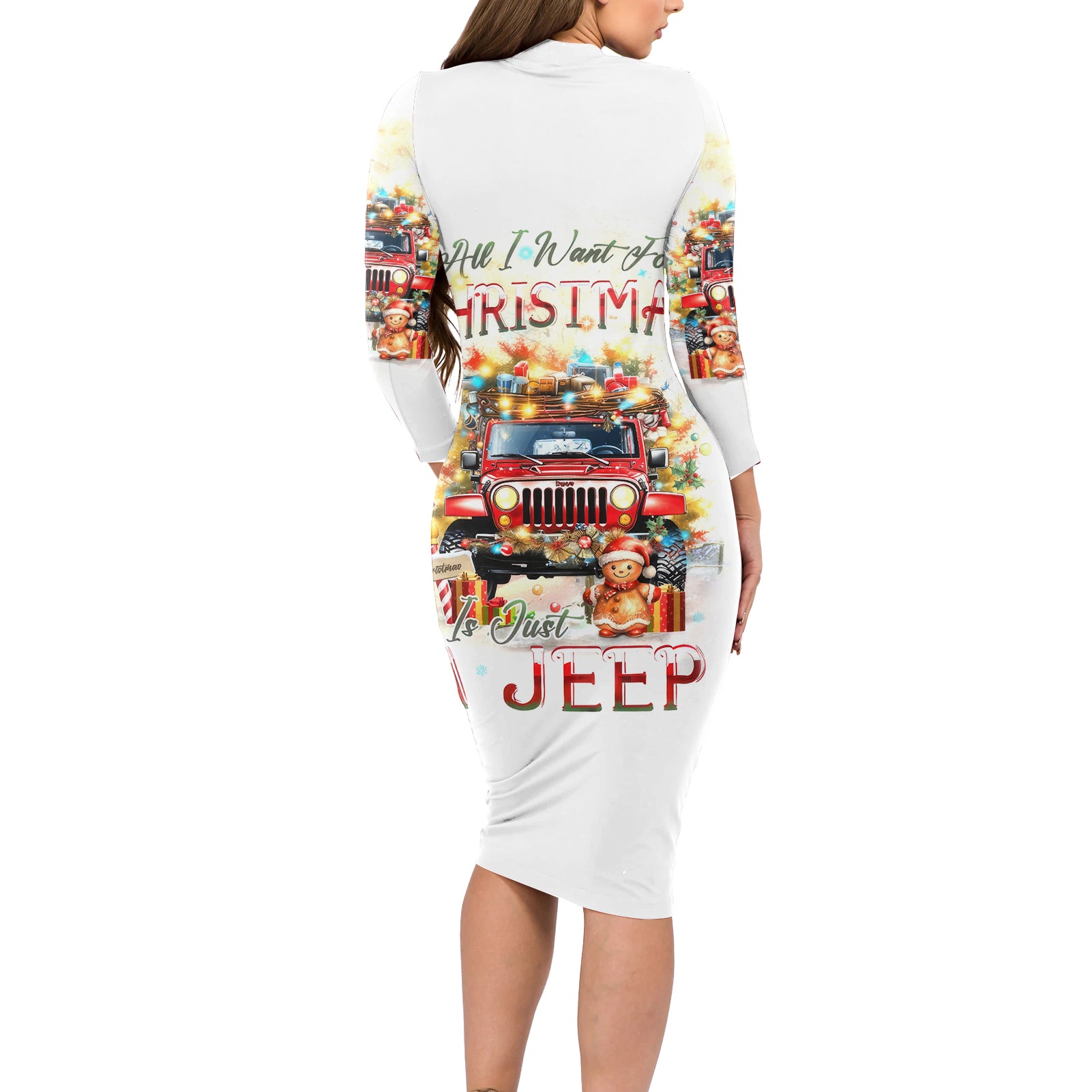 christmas-red-jeep-long-sleeve-bodycon-dress-all-i-want-for-christmas-is-just-a-jeep