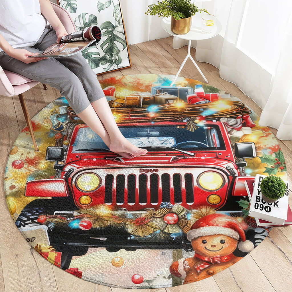 christmas-red-jeep-round-carpet-all-i-want-for-christmas-is-just-a-jeep