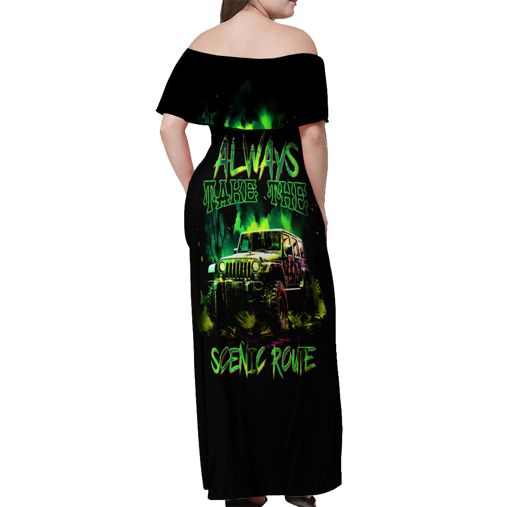 off-road-jeep-off-shoulder-maxi-dress-always-take-the-scenic-route