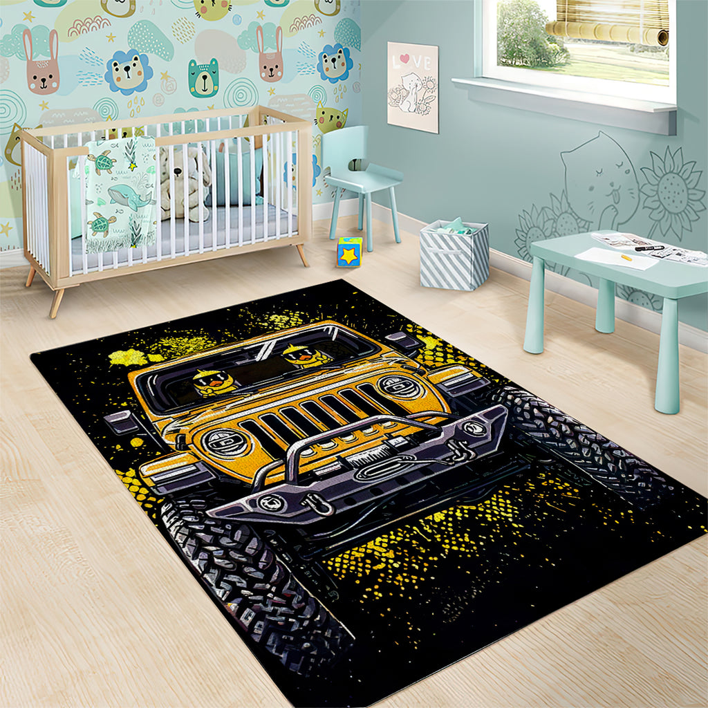 duck-jeep-area-rug-best-friend-are-the-sisters