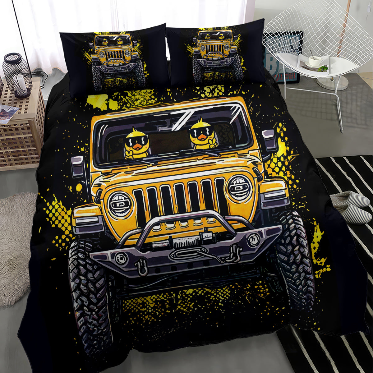 duck-jeep-bedding-set-best-friend-are-the-sisters