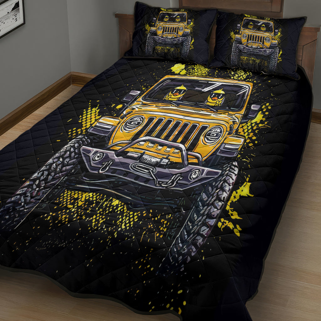 duck-jeep-quilt-bed-set-best-friend-are-the-sisters