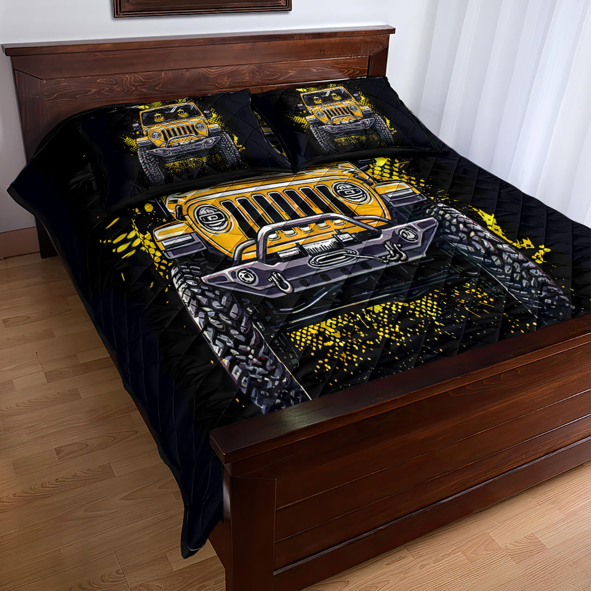 duck-jeep-quilt-bed-set-best-friend-are-the-sisters