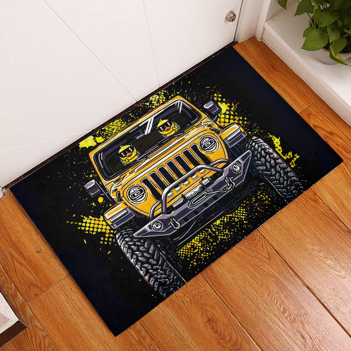 duck-jeep-rubber-doormat-best-friend-are-the-sisters