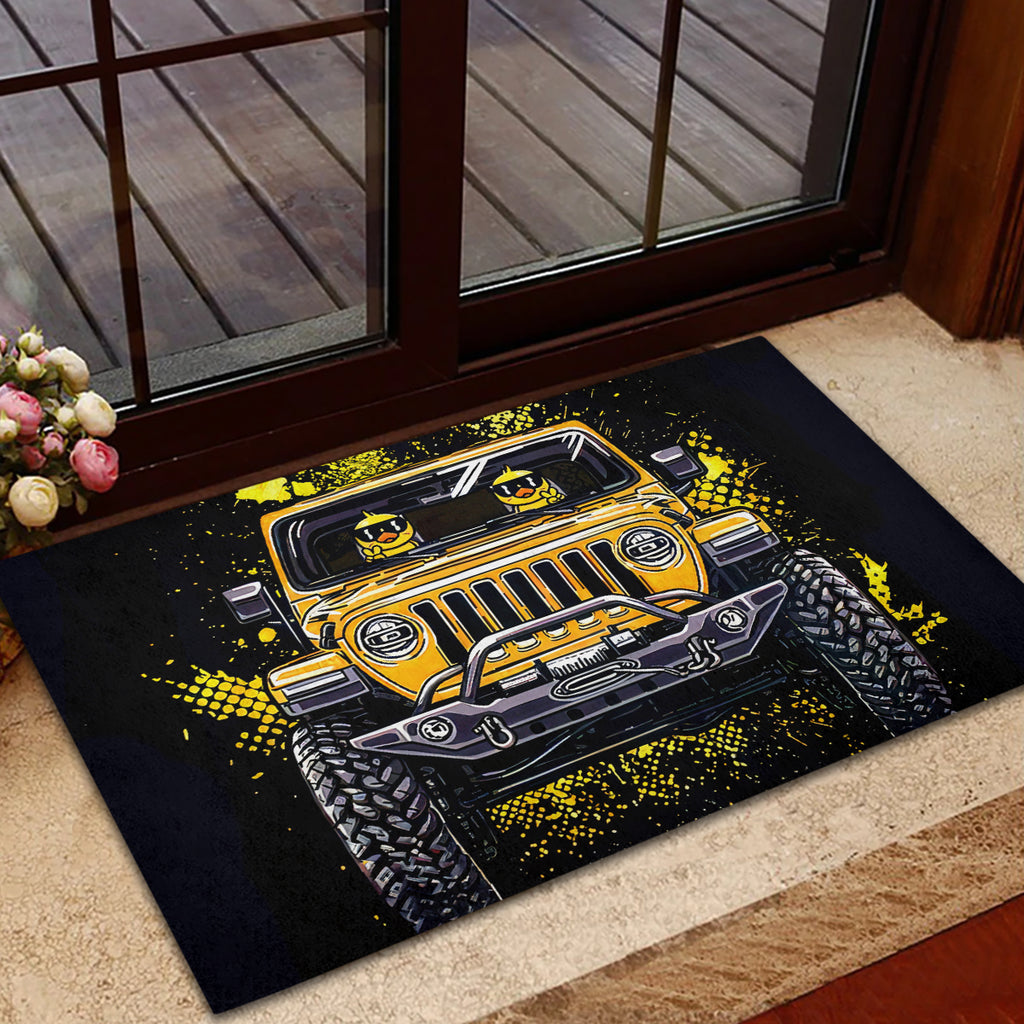 duck-jeep-rubber-doormat-best-friend-are-the-sisters