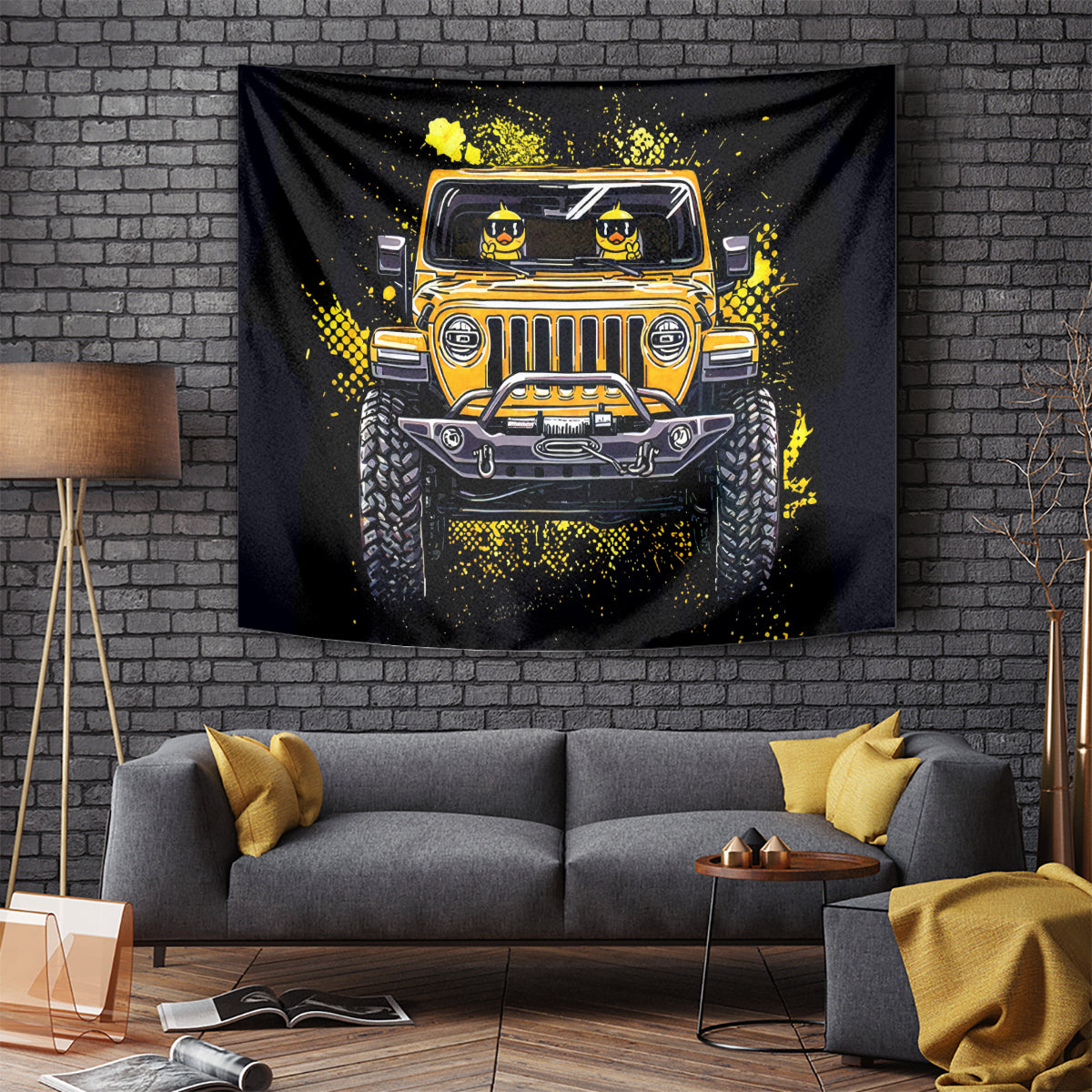 duck-jeep-tapestry-best-friend-are-the-sisters