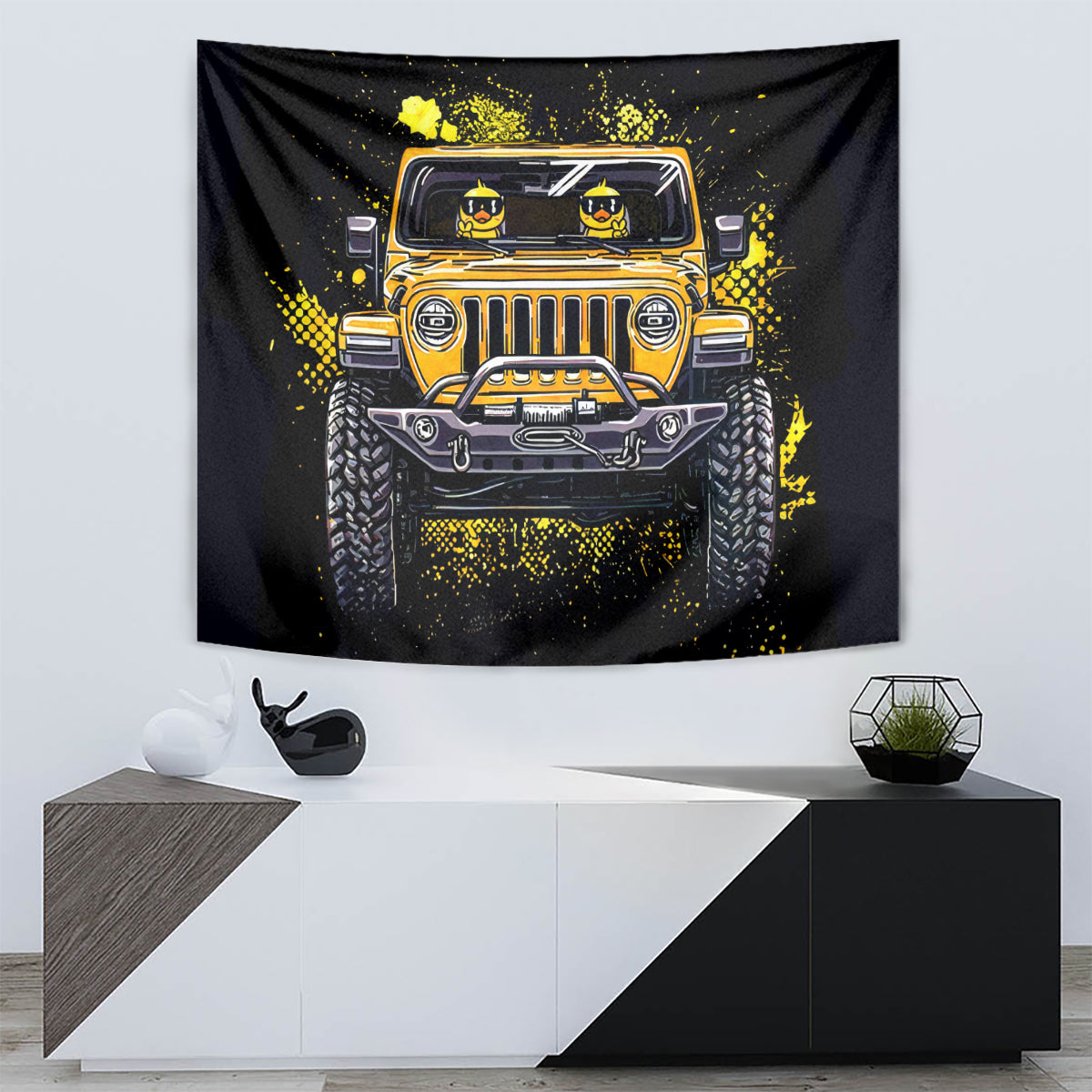 duck-jeep-tapestry-best-friend-are-the-sisters