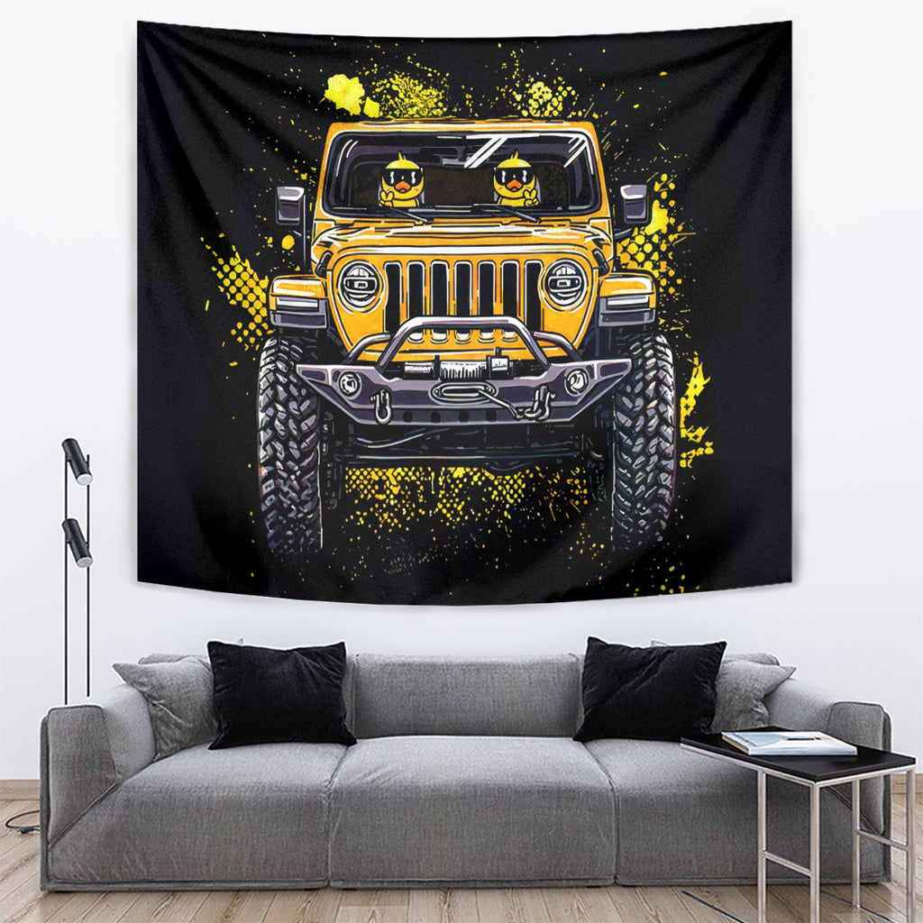 duck-jeep-tapestry-best-friend-are-the-sisters