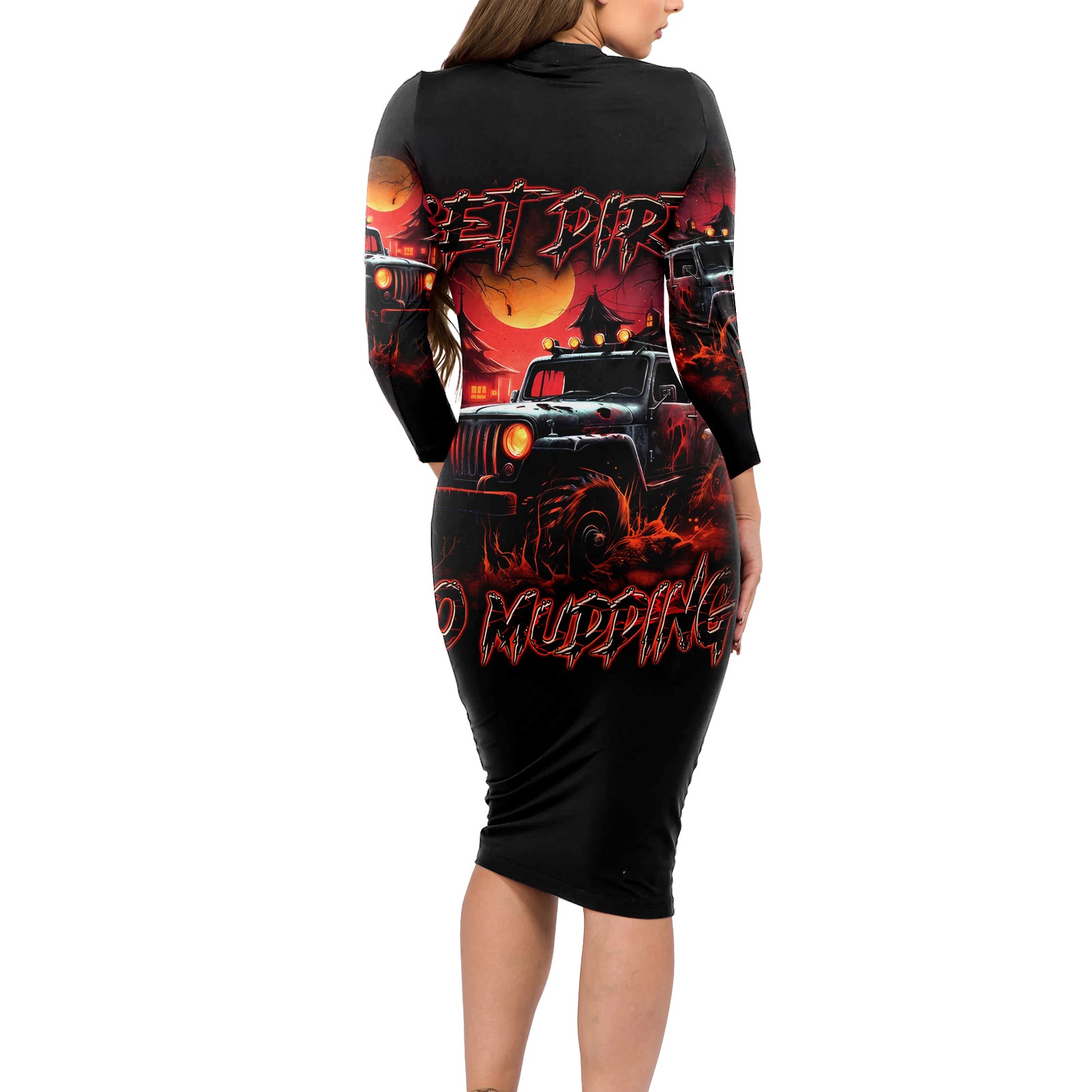 dirty-jeep-long-sleeve-bodycon-dress-get-dirty-go-mudding