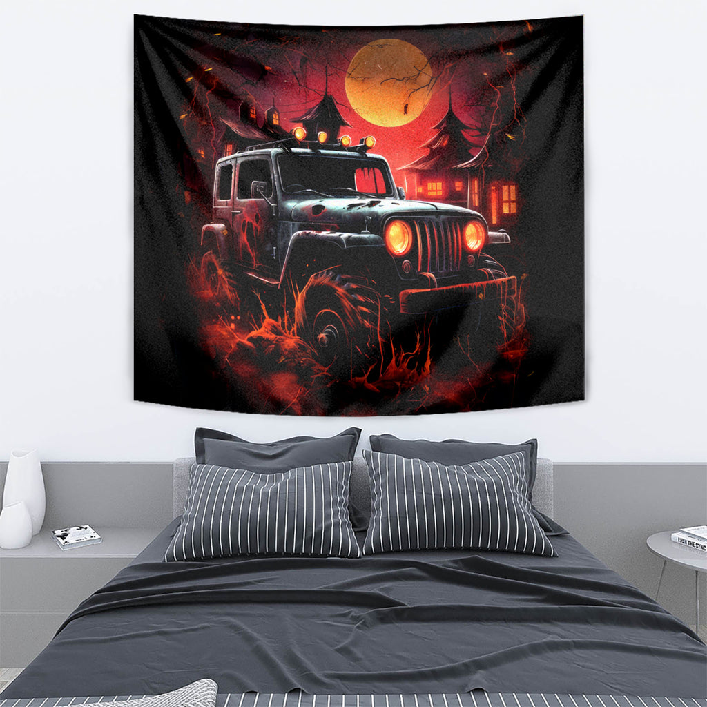 dirty-jeep-tapestry-get-dirty-go-mudding