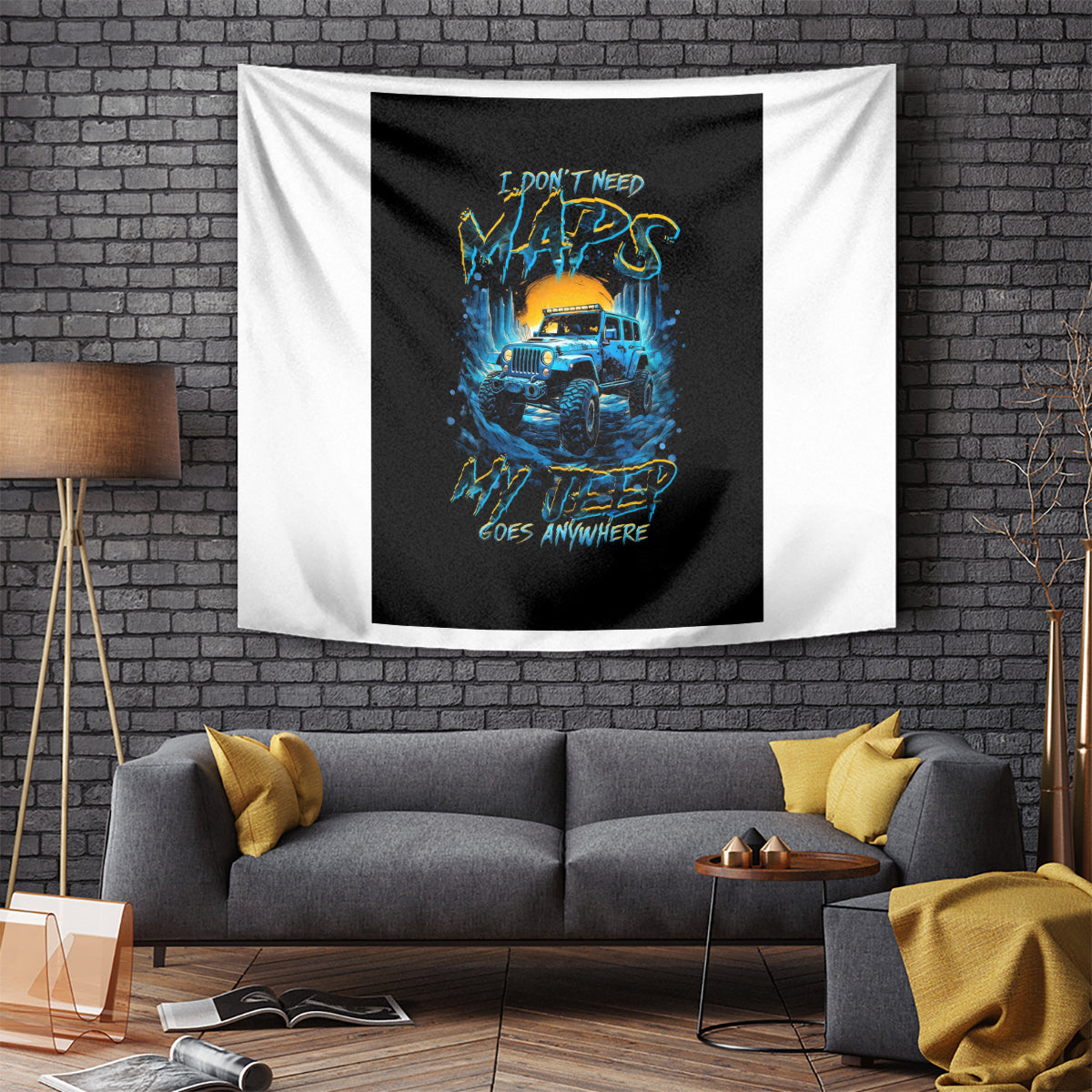 aventure-jeep-tapestry-i-dont-need-maps-my-jeep-goes-anywhere