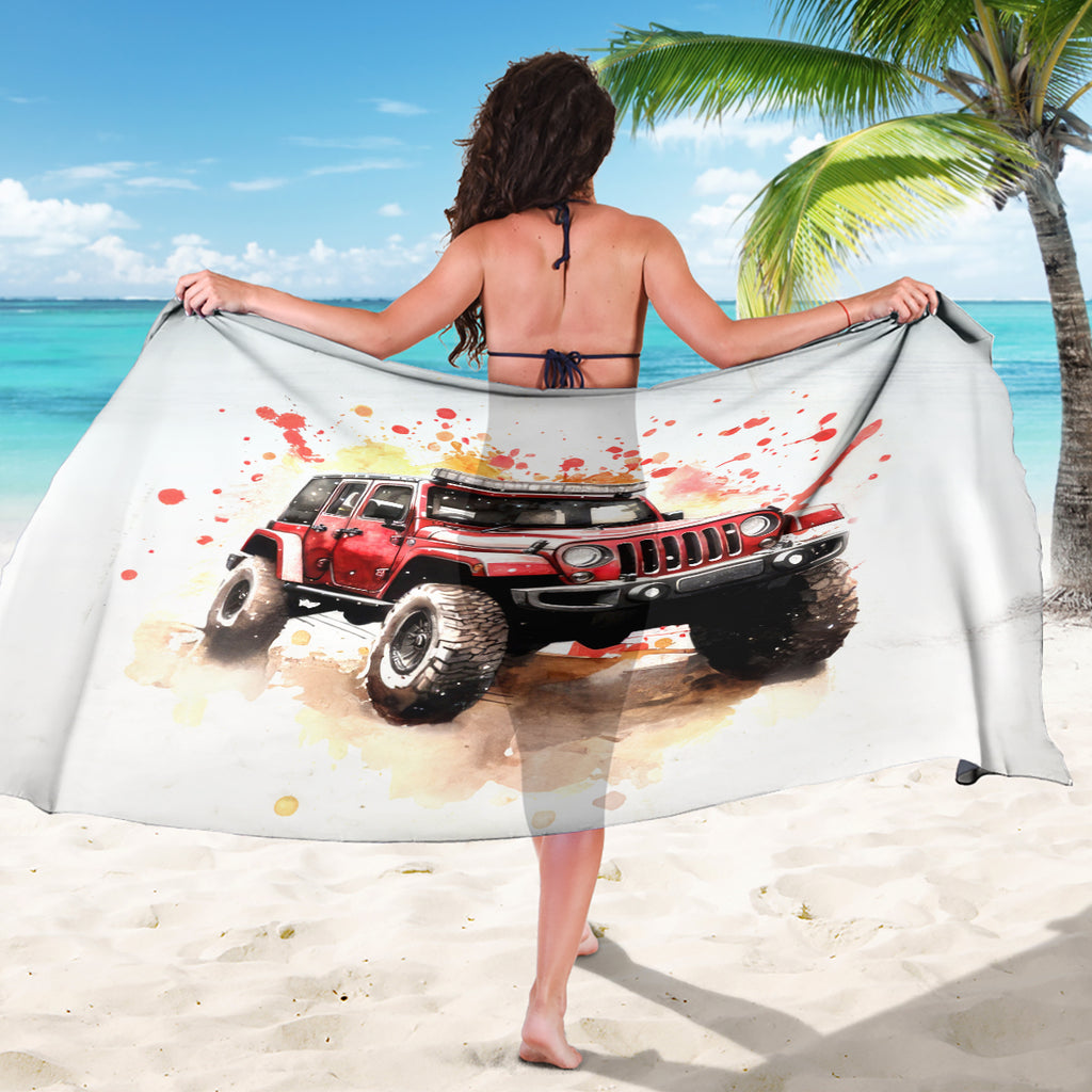 red-jeep-sarong-i-like-stay-in-my-jeep-its-too-people-outside