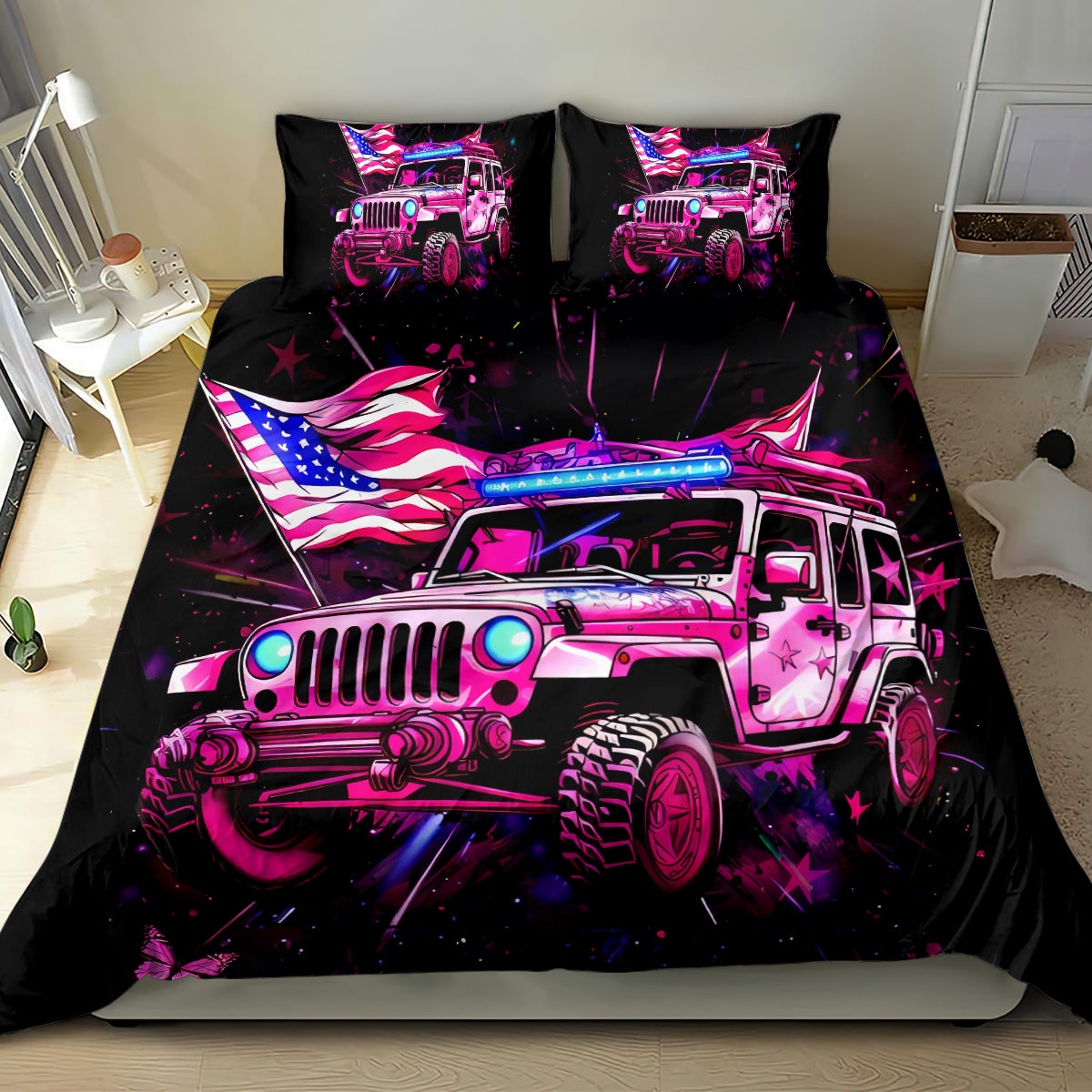 pink-jeep-bedding-set-if-you-dont-own-one-you-ll-never-understand