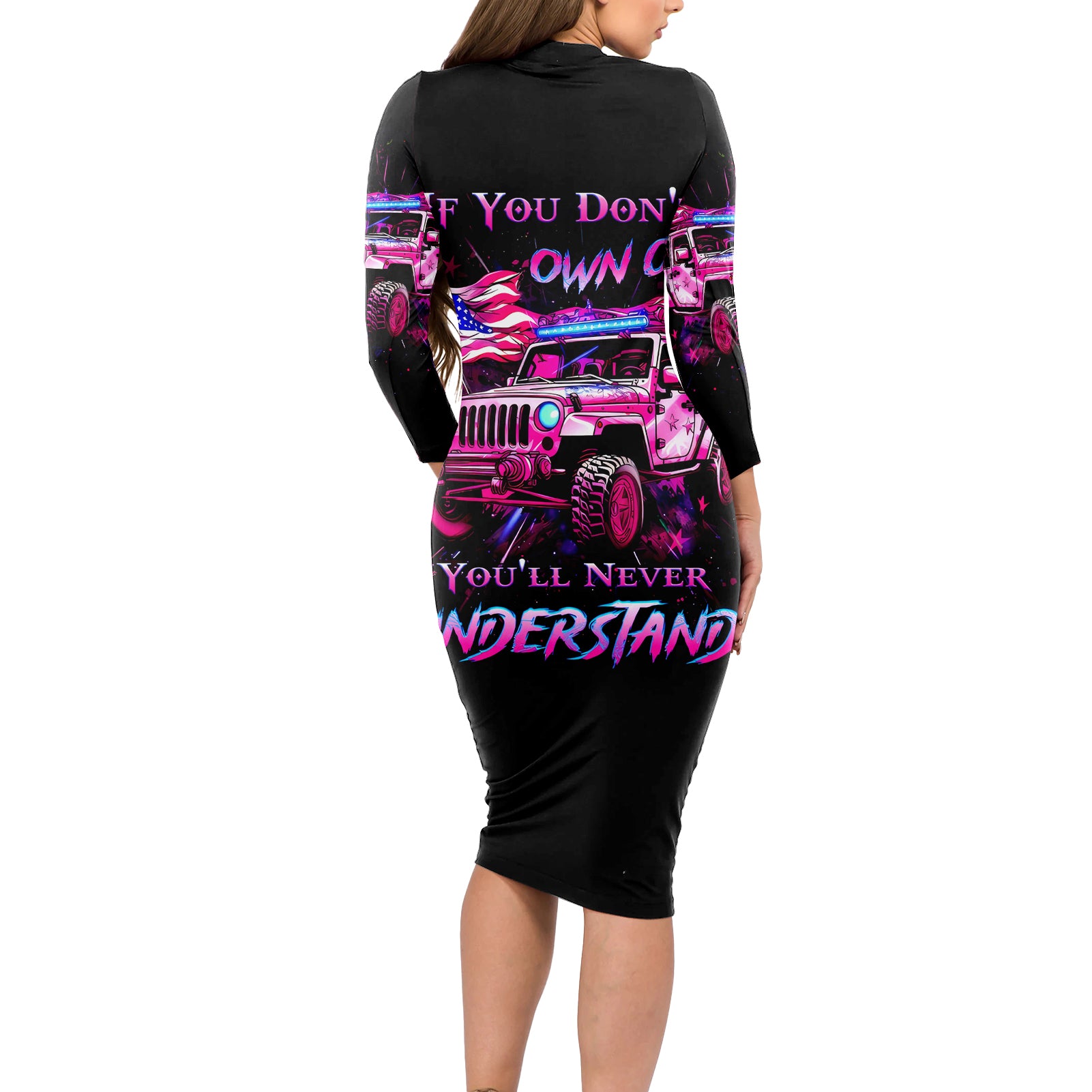 pink-jeep-long-sleeve-bodycon-dress-if-you-dont-own-one-you-ll-never-understand