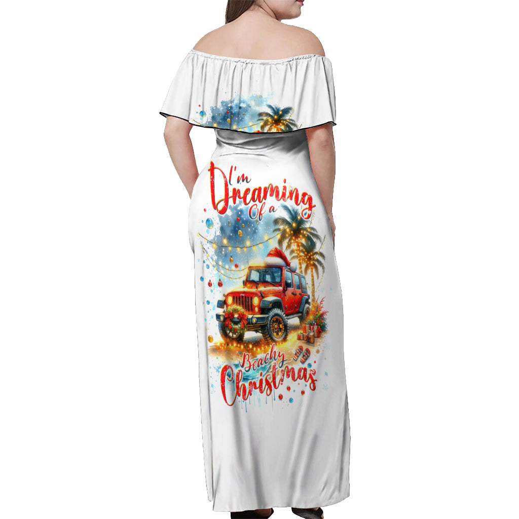 christmas-beach-jeep-off-shoulder-maxi-dress-im-dreaming-of-a-beachy-christmas
