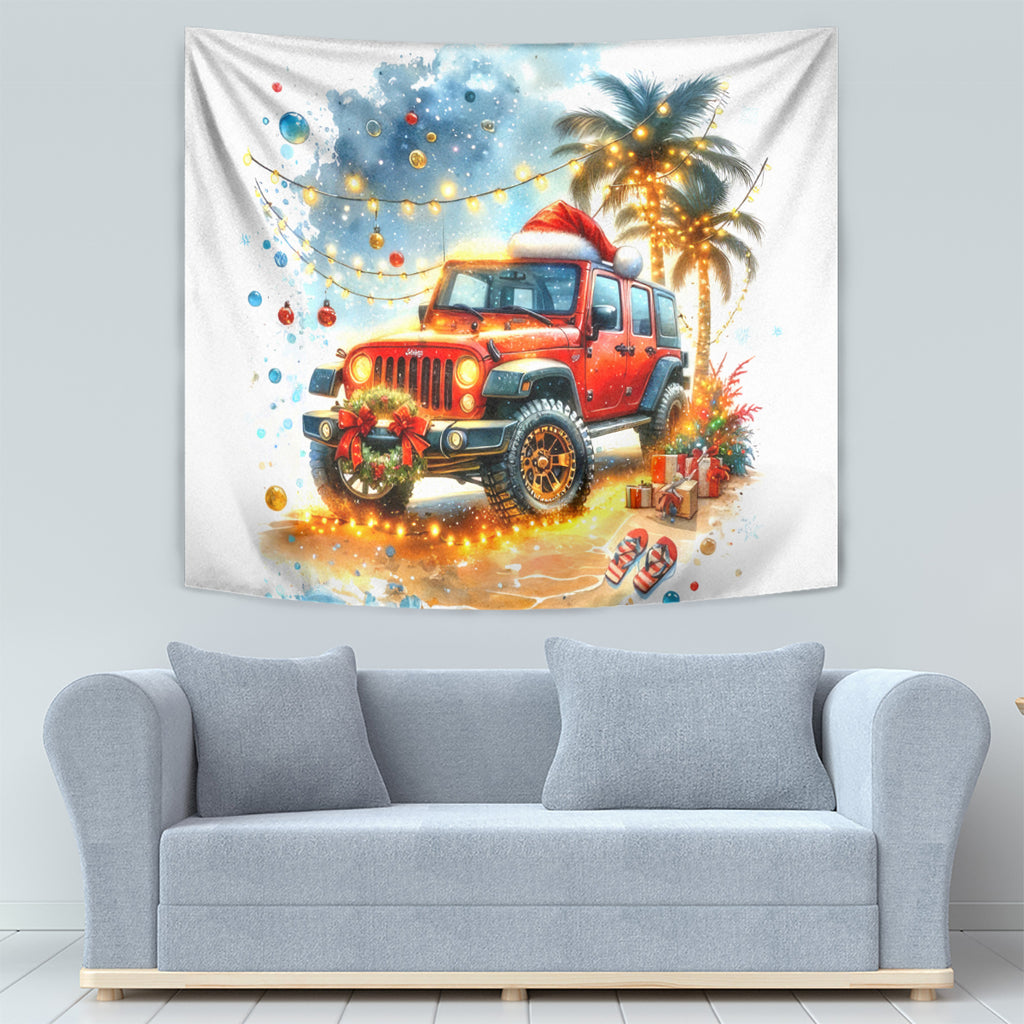 christmas-beach-jeep-tapestry-im-dreaming-of-a-beachy-christmas