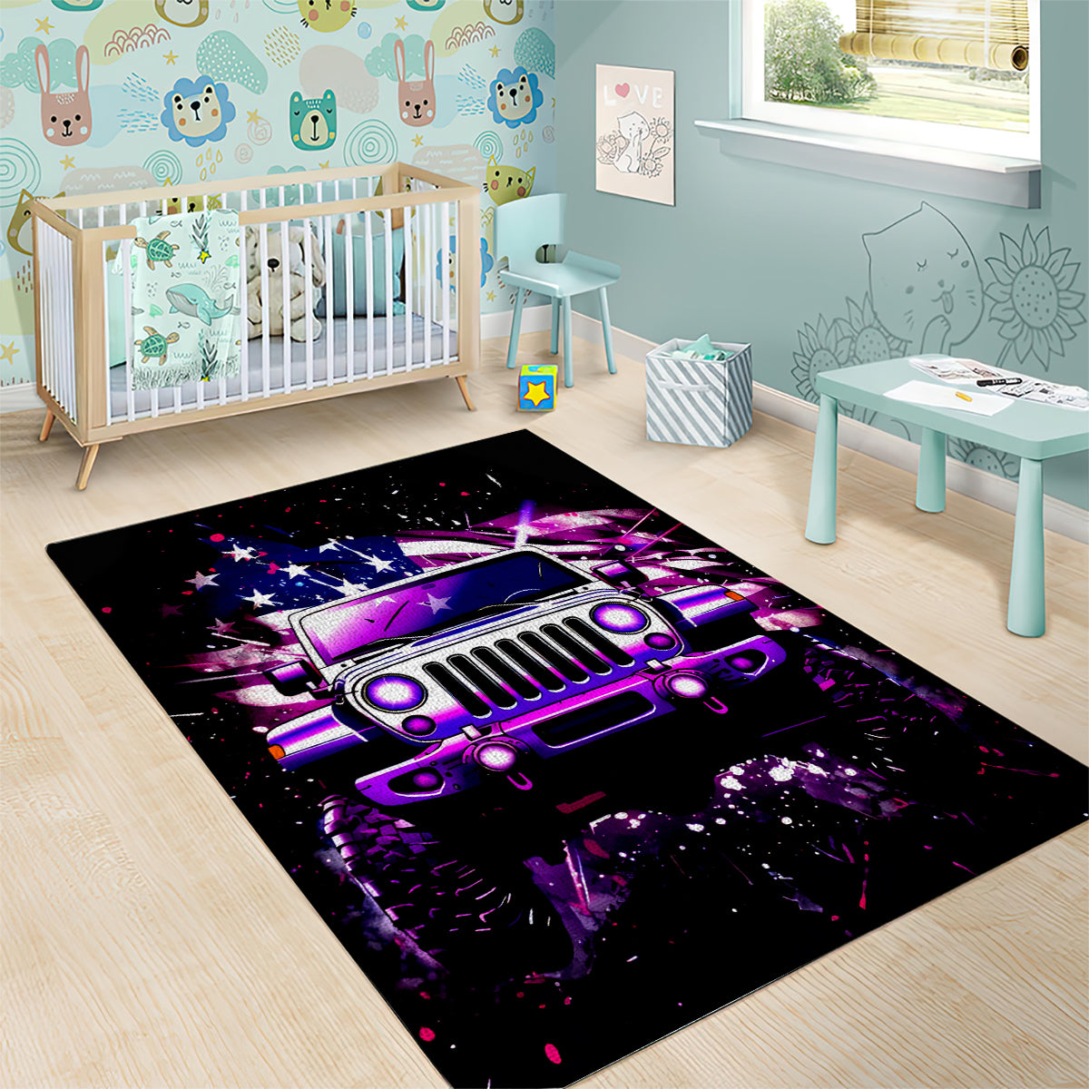 purple-jeep-area-rug-jeep-girl-iam-who-iam-your-approval-isnt-needed