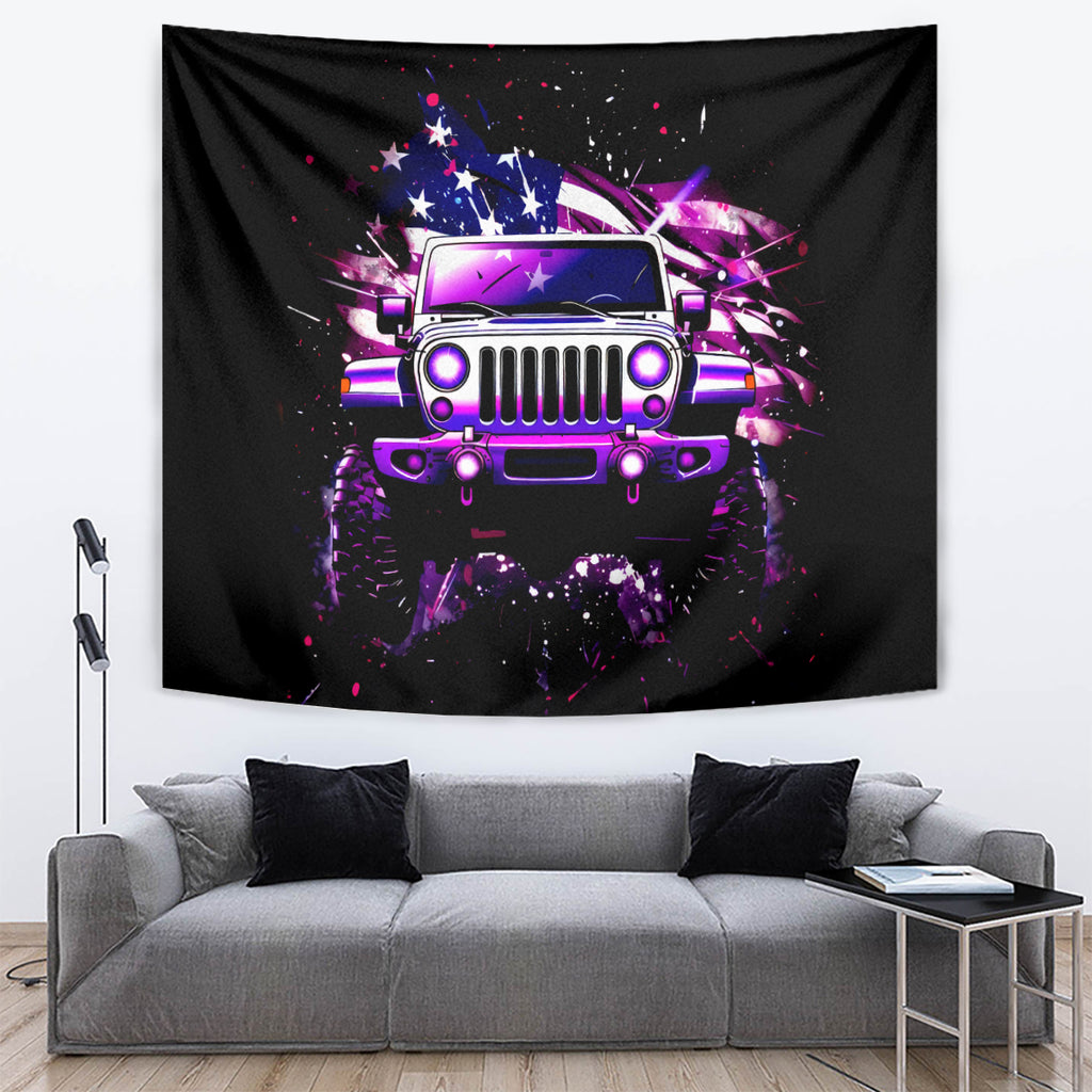 purple-jeep-tapestry-jeep-girl-iam-who-iam-your-approval-isnt-needed