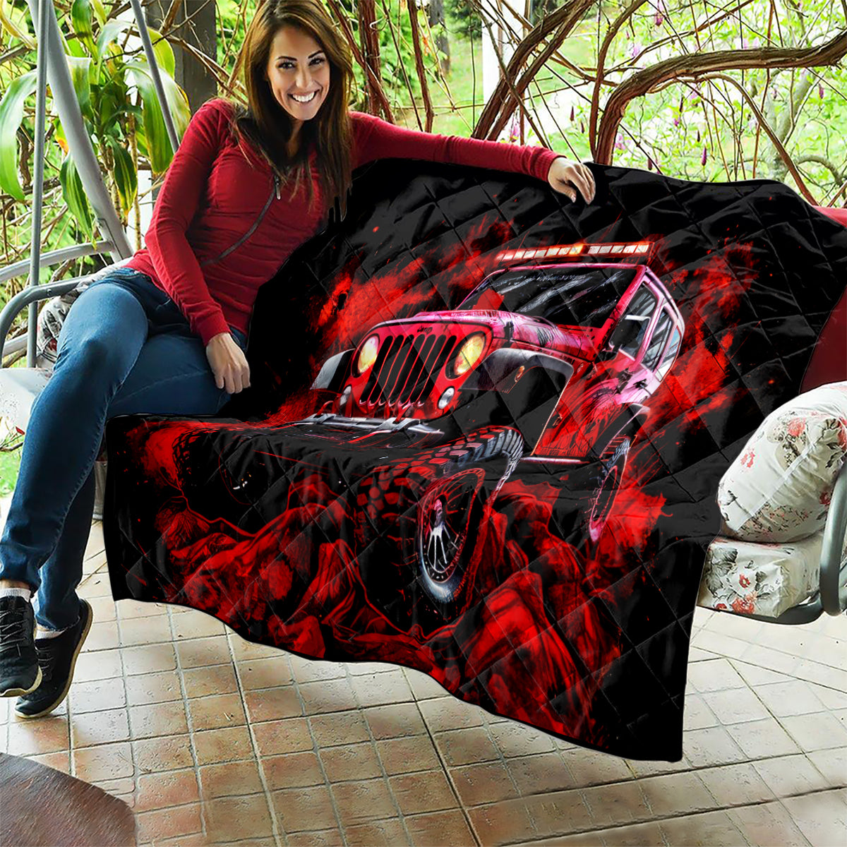 red-jeep-quilt-jeep-because-im-too-lazy-to-ride-a-mountain-bike