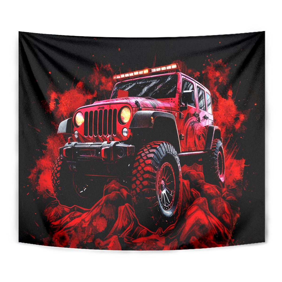 red-jeep-tapestry-jeep-because-im-too-lazy-to-ride-a-mountain-bike