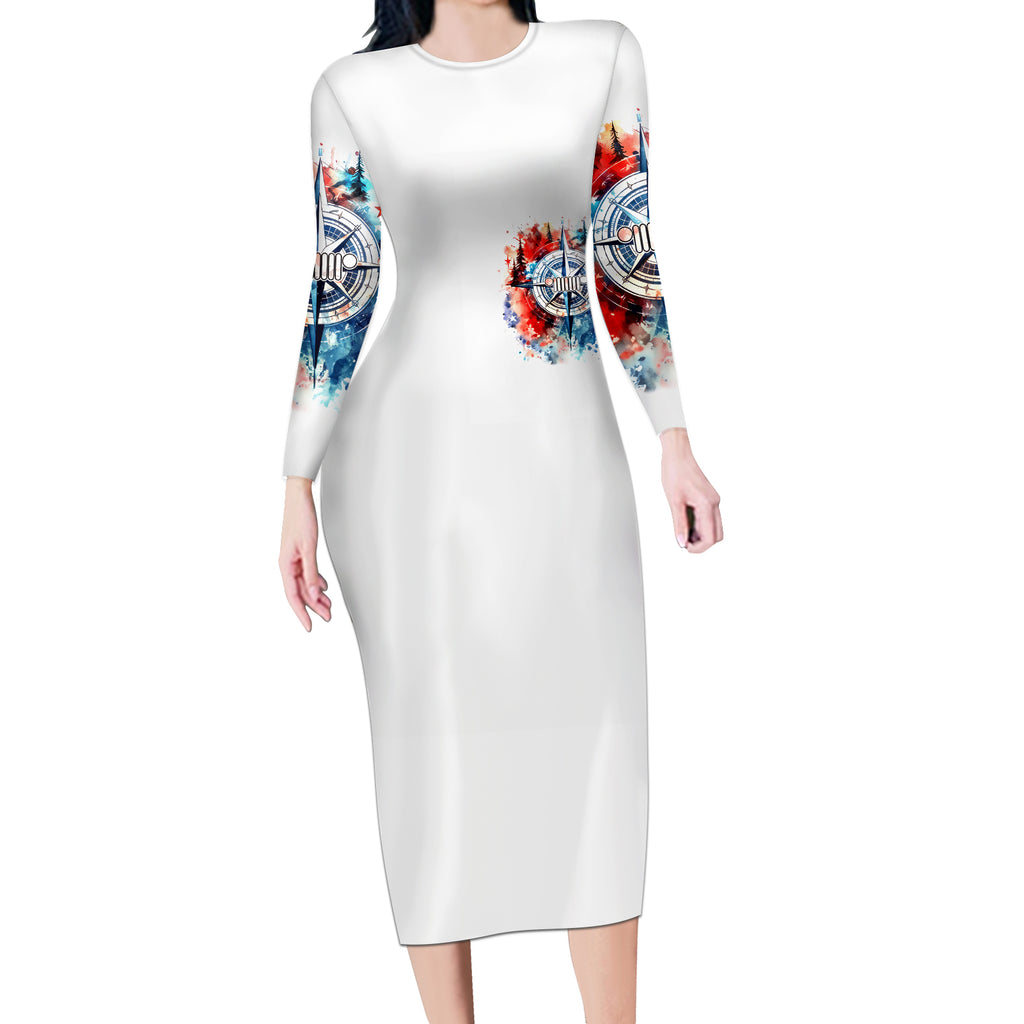 compass-jeep-long-sleeve-bodycon-dress-jeep-life-american-flag