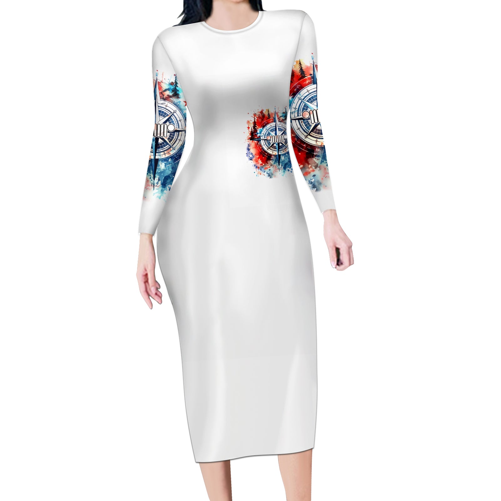 compass-jeep-long-sleeve-bodycon-dress-jeep-life-american-flag