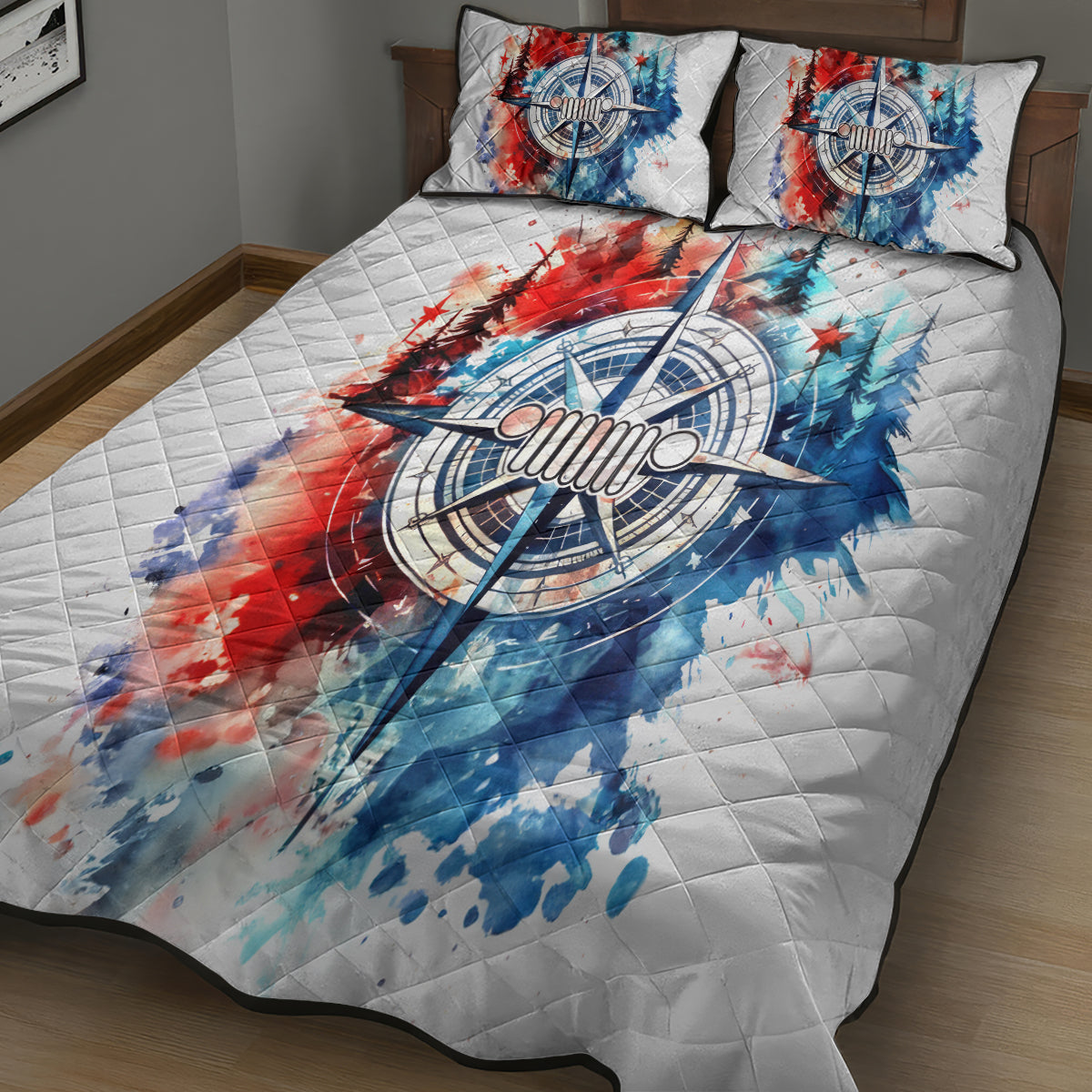 compass-jeep-quilt-bed-set-jeep-life-american-flag