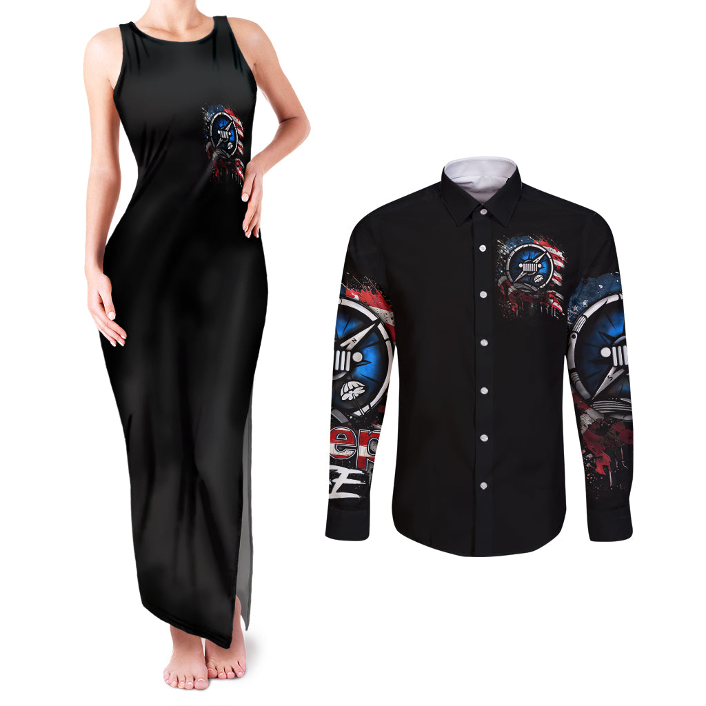 compass-jeep-couples-matching-tank-maxi-dress-and-long-sleeve-button-shirt-jeep-life-american-flag