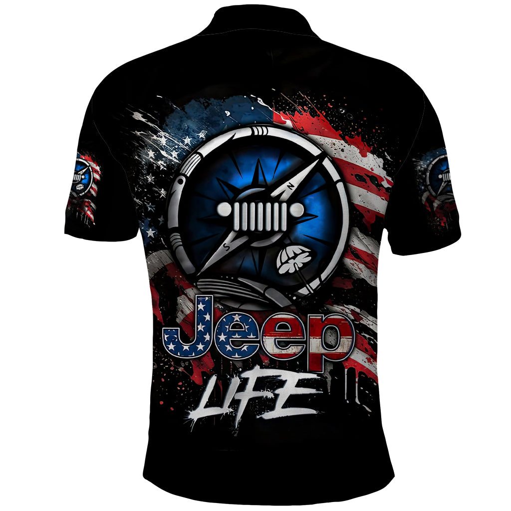 compass-jeep-polo-shirt-jeep-life-american-flag