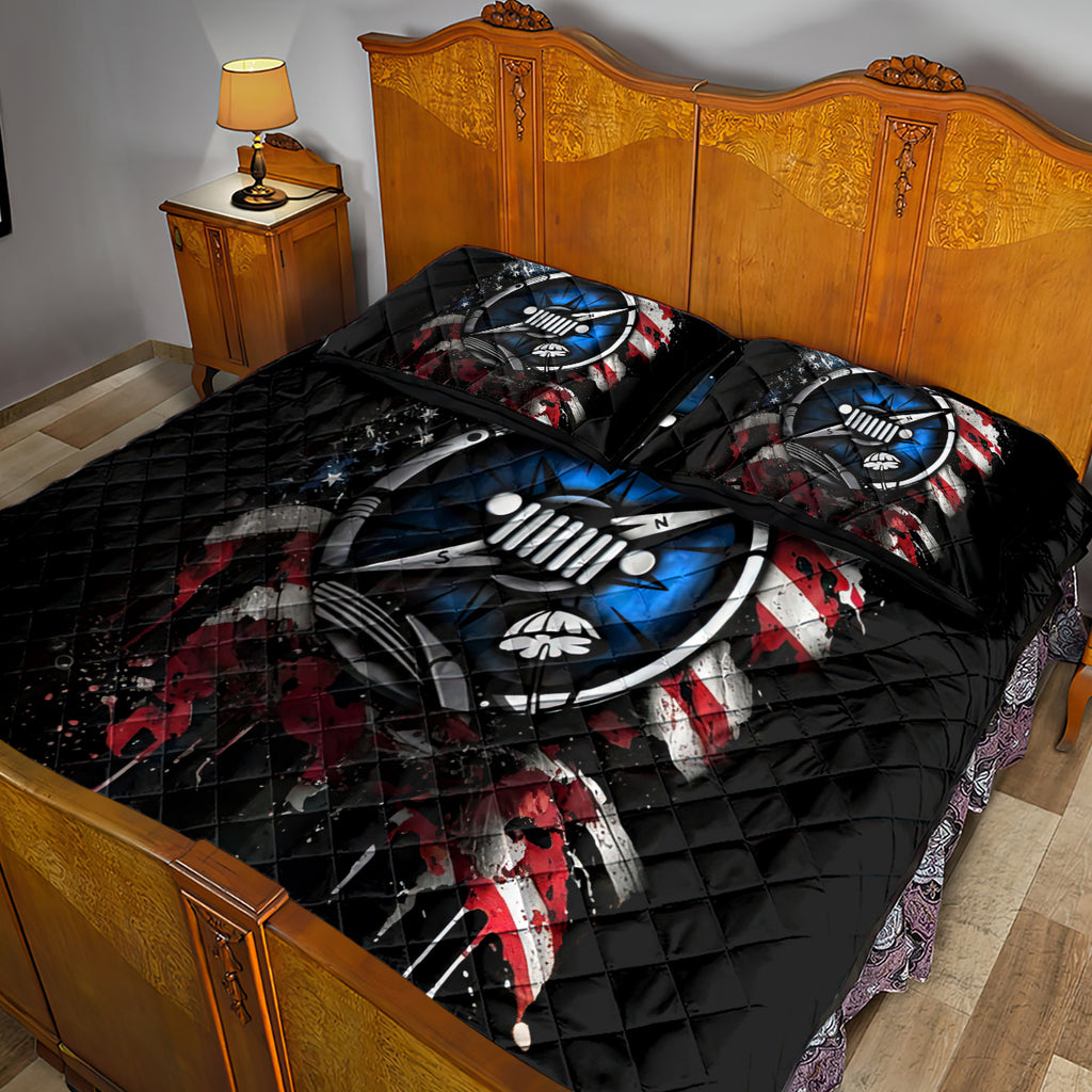 compass-jeep-quilt-bed-set-jeep-life-american-flag
