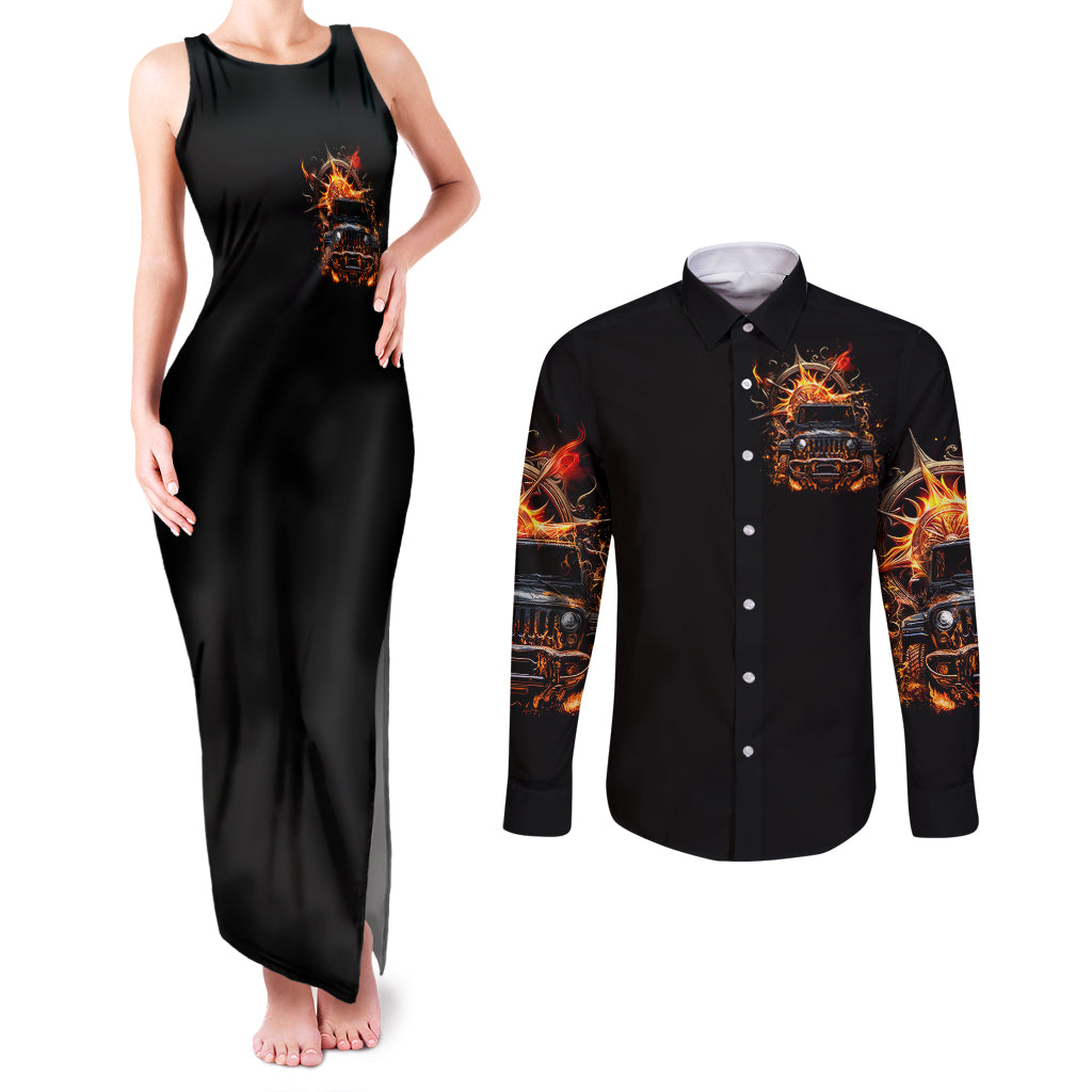 flame-compass-jeep-couples-matching-tank-maxi-dress-and-long-sleeve-button-shirt-fire-jeep-life