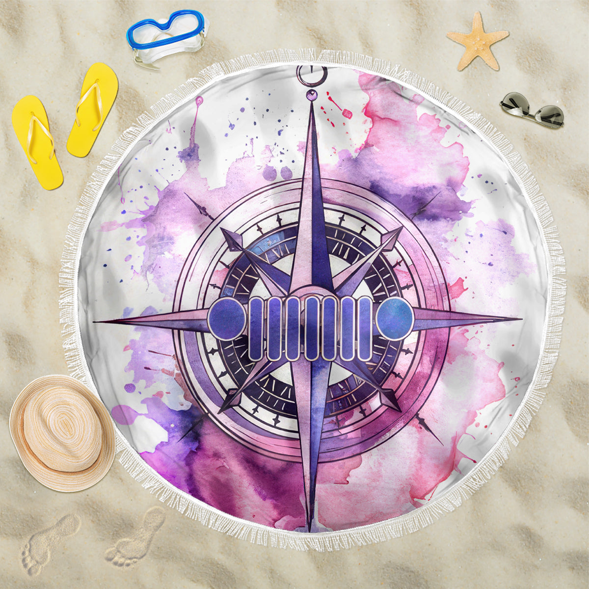 pink-compass-jeep-beach-blanket-jeepsy-soul