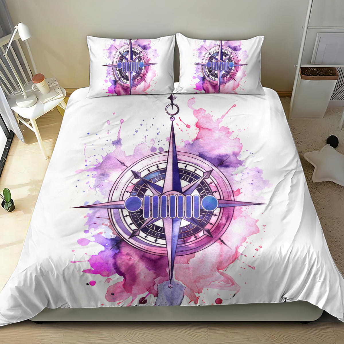 pink-compass-jeep-bedding-set-jeepsy-soul