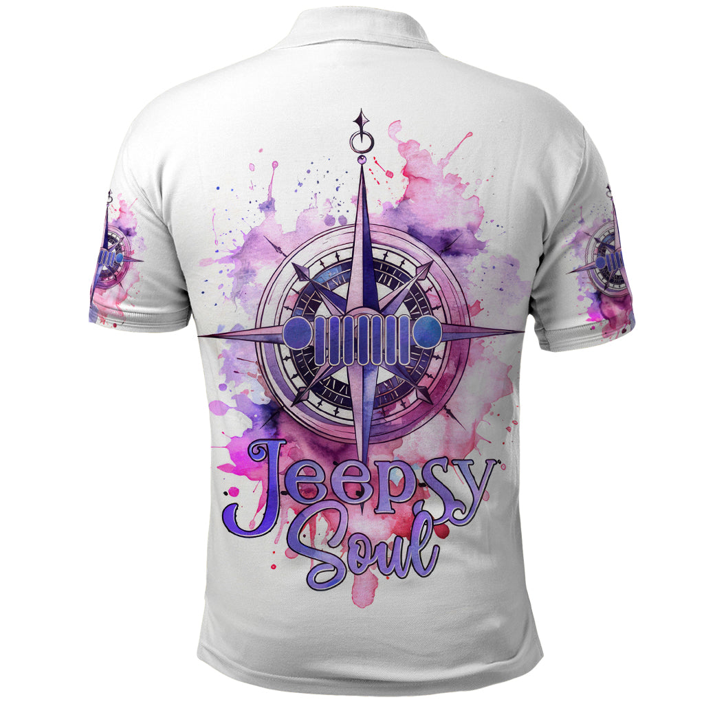 pink-compass-jeep-polo-shirt-jeepsy-soul