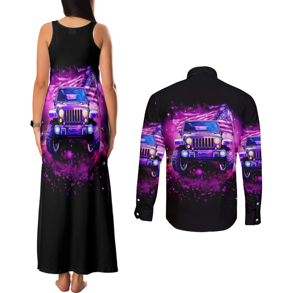 pink-jeep-couples-matching-tank-maxi-dress-and-long-sleeve-button-shirt-pink-jeep-american-flag