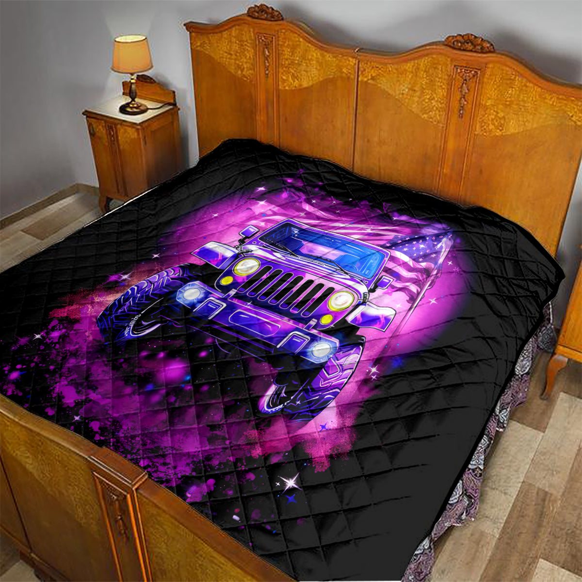 pink-jeep-quilt-pink-jeep-american-flag