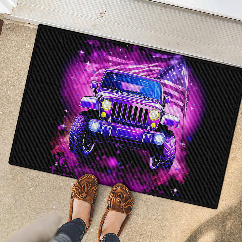 pink-jeep-rubber-doormat-pink-jeep-american-flag