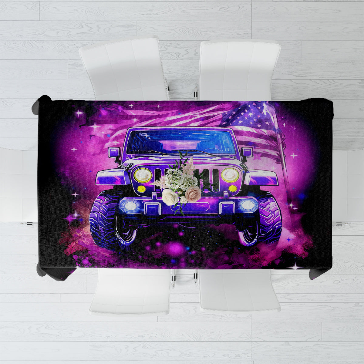 pink-jeep-tablecloth-pink-jeep-american-flag