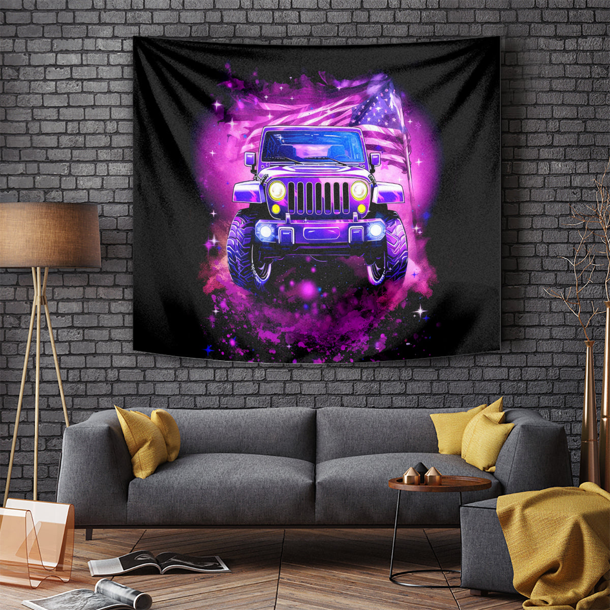pink-jeep-tapestry-pink-jeep-american-flag