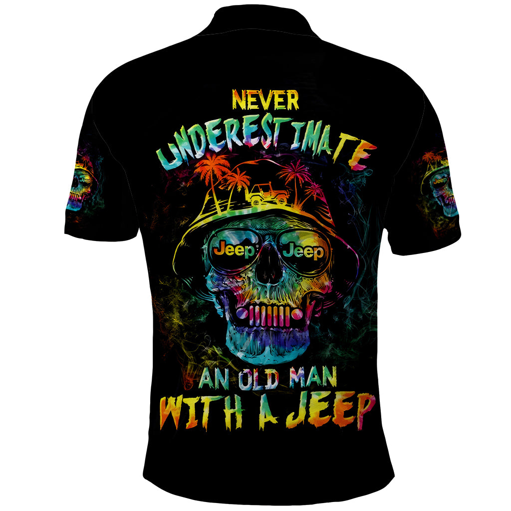 skull-jeep-polo-shirt-never-underestimate-an-old-man-with-a-jeep